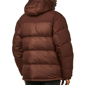 Chaqueta Acolchada con Capucha para Hombre, con Logotipo Personalizado de Alta Calidad, Cuello Alto, para la Temporada de Invierno, la Mejor Oferta al por Mayor, con Acabado Recubierto - Product Image 6