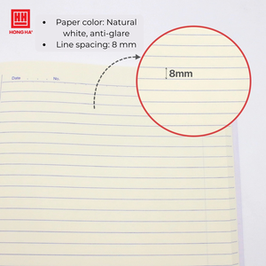 Cahier relié A4 HONGHA Vietnam, 200 pages, papier lisse 70 g/m², ligné, pour l'étude et le bureau, promotion - Product Image 2