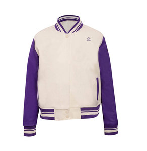 Chaquetas con hombros caídos de Pekín personalizadas de alta fabricación para mujer, chaquetas con letras de manga larga, características impresas transpirables - Product Image 1