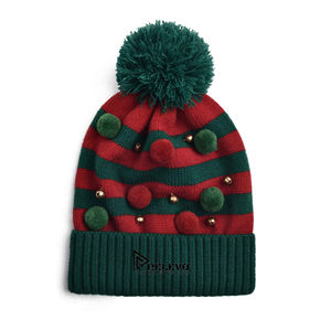 Chapeau d'hiver unisexe personnalisé, bonnet en tricot, chapeau Bennie, cadeau de Noël pour adultes, décorations de fête du Nouvel An - Product Image 2