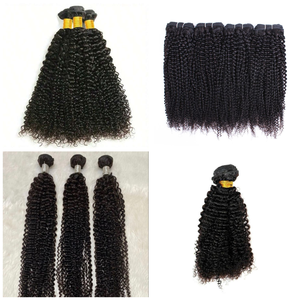 Cheveux humains brésiliens bouclés crépus |   Cheveux tirés d'un seul coup |   Couleur naturelle |    Extensions de cheveux humains de qualité supérieure |   Vierge |   Qualité Remy - Product Image 1