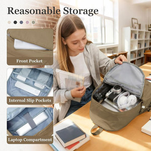 Large Capacity Storage School Backpack With Strong Zippers And Comfortable Shoulder Straps For Daily Activities - Product Image 3