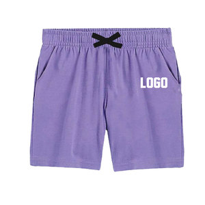 Vente en gros d'usine Short en coton uni pour bébé Short d'été respirant et extensible Short pour enfants - Product Image 5