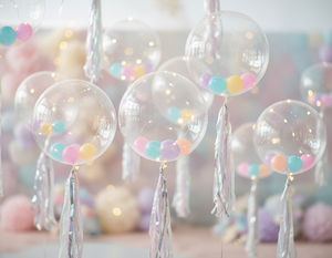 Novedad Globos Burbuja Transparentes Bobo, con estampado, ideales para decoración de cumpleaños, fiesta, Venta al por mayor, España - Product Image 5