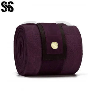 Bandages de compression en polaire pour la protection des jambes des chevaux, couleur personnalisée, haute qualité, avec fermeture à crochets et boucles, respirants, pour l'équitation - Product Image 6