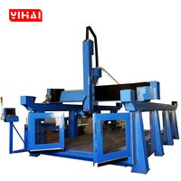 Centro de Mecanizado CNC de 5 Ejes para Piedra, Confiable, con Software Italiano, para Perforación de Agujeros en Fregaderos de Granito y Mármol y Pulido de Bordes