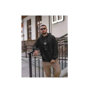 Unisex Custom Hoodie <b>Woolen</b> Cotton Pullover Warm Oversized Fleece Blank for Men and Women Autumn <b>Top</b> Wholesale in India - Product Image 5