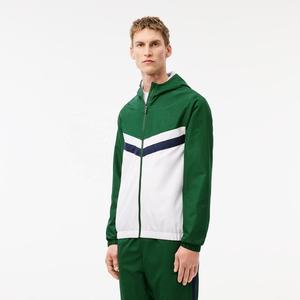 Ensembles de survêtements 2 pièces tendance pour hommes, tissu léger, plusieurs couleurs, coupe ajustée, style zippé, sweats à capuche et pantalons de jogging - Product Image 5