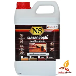 CHÊNE NOIR TEINTÉ SHELLAC 4.80L de Premium Lac by NS Northern Shellac Thailand Export Grade Global Brand Ready to sh