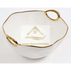 Tazón de centro de mesa decorativo para boda con cuenco para servir sopa de Color blanco, vajilla, utensilios para servir fideos para utensilios de cocina - Product Image 1