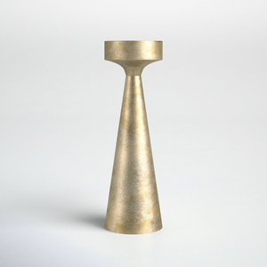 Candelabro con Acabado Dorado, Elegante Diseño Cilíndrico de Aluminio para Bodas, Cumpleaños, Navidad, Día de San Valentín, Fiestas de Pascua - Product Image 2