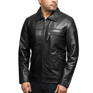 Chaqueta de Cuero de Invierno para Hombre de Alta Calidad con Cuello Alto, Mangas Largas, Impermeable, Transpirable y Personalizable, Top Ventas - Product Image 5