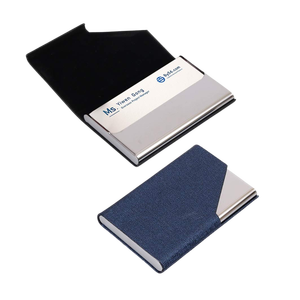 Tarjetero de Metal de acero inoxidable, funda para tarjeta con nombre - Product Image 4