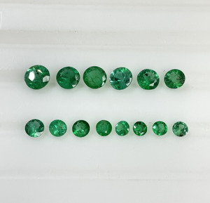 Mejor Precio, Esmeralda Zambiana Natural, Corte Redondo, 4-6 mm, Calibrada, Color Verde Oscuro, Piedras Preciosas Sueltas para Hacer Collares y Pulseras - Product Image 2