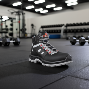 Bottes de sécurité Cross S3S FO SR EN ISO 20345:2022 Taille 40 W.11 Noir/Gris/Rouge pour le fitness - Product Image 3