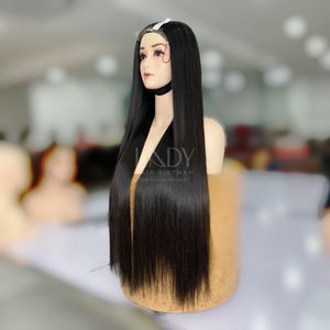 Pelucas muy sedosas Cabello crudo real 100% Cabello humano vietnamita Hueso Recto Peluca de cierre de color natural - Product Image 4