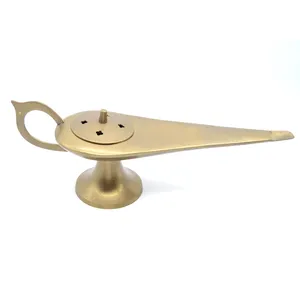 Best Selling Solid Brass Aladdin Magic Lamp Creative Home Decoration Ornament Lamp of Aladdin Tableware Accessories For Sale