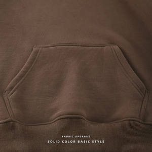 Sudaderas con Capucha Personalizadas con Logotipo, de Alta Calidad, Gruesas, Sin Cordones, Extra Grandes, de Algodón y Felpa para Hombre - Product Image 4