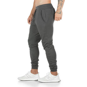 Pantalons de survêtement décontractés légers et unis tendance, OEM, pour hommes, 100% coton, style ample, polaire écologique, pantalon haut - Product Image 3