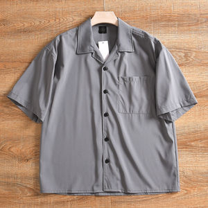 Premium Cotton <b>Cuban</b> Collar <b>Shirts</b> <b>Men's</b> Fashion Cotton <b>Cuban</b> <b>Shirts</b> Factory Direct Price MOQ Friendly <b>Men's</b> <b>Cuban</b> <b>Shirts</b> - Product Image 5