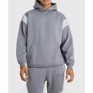 Survêtements d'hiver en polaire chaude personnalisée pour hommes, vêtements de ville et de sport à manches longues et à motif uni avec logo - Product Image 6