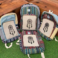 Sac à Dos Extérieur en Chanvre Écologique 2025 pour Homme et Femme, Sac à Dos d'École de Voyage, Nouveauté 100%