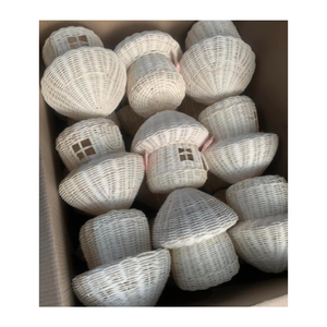 Boule de rotin décorative pour la conception de la maison Boule de rotin tissé à la main du Vietnam boule de rotin naturel pour les espaces intérieurs et extérieurs - Product Image 5