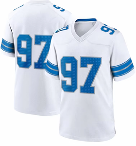 Maillot de football respirant à séchage rapide personnalisable avec nom d'équipe personnalisé, chemises haute visibilité imprimées par sublimation - Product Image 4