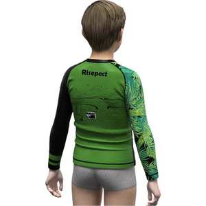 เสื้อแรชการ์ดคุณภาพสูง พิมพ์ลายเทอร์รี่พัฟฟ์ สำหรับเด็ก ขายส่ง - Product Image 6