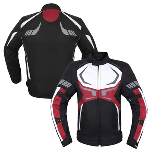 Veste en cuir Cordura coupe-vent respirante personnalisée-Veste de moto de protection sportive de grande taille pour adultes/unisexe - Product Image 2