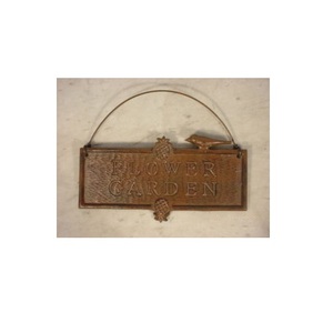 Black Powder Coated Iron Hanging Garden Sign <b>Name</b> <b>Plate</b> For Home Garden Park Wall Decorative Usage Garden Sign <b>Name</b> <b>Plate</b> - Product Image 3