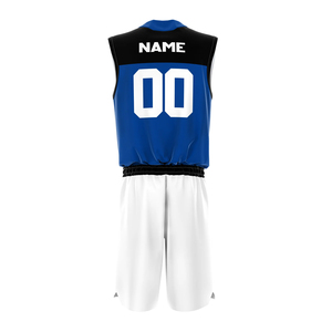 ชุดเครื่องแบบบาสเกตบอลวัสดุโพลีเอสเตอร์100% ชุดเครื่องแบบกีฬากลางแจ้งบาสเก็ตบอล - Product Image 3