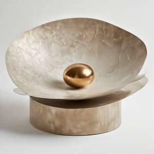 ชามเสิร์ฟแบบสัมผัสทรงกลมสำหรับตกแต่งโรงแรมบ้านใช้ตกแต่ง - Product Image 2