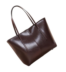 Luxury Multifunctional <b>Ladies</b> <b>Leather</b> Tote Bag Genuine <b>Leather</b> Latest Style <b>Handbags</b> Zipper Closure Shoulder Bag - Product Image 4