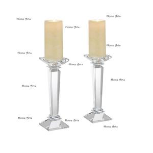 Ensemble de 5 porte-bougies en acrylique de tailles différentes, qualité supérieure, taille personnalisée, au prix le plus bas - Product Image 2