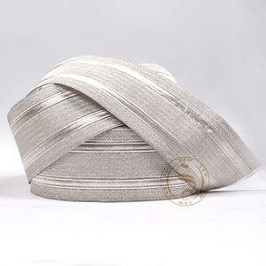 Vente en gros de garnitures en dentelle personnalisées de style français haut de gamme Accessoires uniformes d'infanterie d'équipage de haute qualité Décorations tressées en argent - Product Image 3
