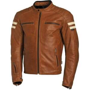 Chaqueta de motorista de cuero genuino de estilo clásico con cuello levantado personalizado de alta calidad, tela de invierno transpirable, motocicletas ligeras informales - Product Image 2