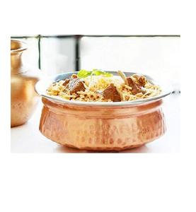 Bol de table en cuivre forme pratique pour fête de mariage, plateau de table décorer le bol de serveur de riz en cuivre pour le prix de gros - Product Image 1