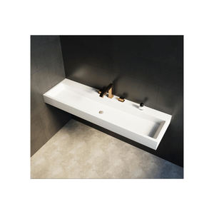 Lavabo de salle de bain moderne en acrylique pour 2 personnes Whirlpool Baignoire de trempage hydromassante de qualité Fabrication traditionnelle en marbre autoportante - Product Image 3