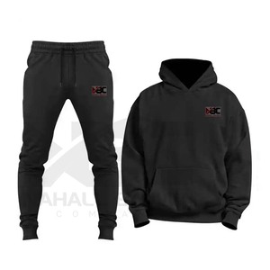 High Quality Sweatsuit Jogging Zipper Track Suit Set Tech Fleece Custom Logo Zip Hoodie. - Product Image 1