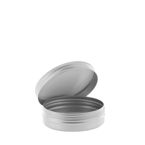 Barattoli in alluminio con coperchio a vite 75/24 100 ml senza BPA con liner incollato - Product Image 1