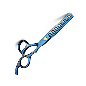 Tijeras profesionales para adelgazar el cabello, tijeras de adelgazamiento para corte de cabello de Color titanio azul de 6,5 pulgadas para belleza - Product Image 2