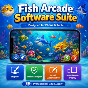 แพลตฟอร์มเกม Luckyone Games Smart Fish Game ซอฟต์แวร์ความบันเทิงบนมือถือ ควบคุมด้วยระบบสัมผัส หน้าจอสว่างสดใส ดีไซน์ทันสมัย ติดตั้งง่าย รองรับธุรกิจแบบ B2B - Product Image 3