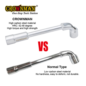 Crownman thợ sửa chữa công cụ 8-19mm <span class=keywords><strong>l</strong></span>-cờ <span class=keywords><strong>l</strong></span>ê góc Hex Ổ cắm ống cờ <span class=keywords><strong>l</strong></span>ê hai đầu khuỷu tay Hex cờ <span class=keywords><strong>l</strong></span>ê - Product Image 4