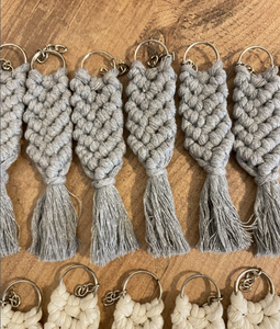 Beautifully Handmade Handmade Macrame Keychains Handmade Macrame Keychain - Product Image 2
