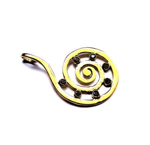 <b>Top</b> Selling 7 Chakra <b>Bohemian</b> Style Multi-Stone Pendant Bezel Setting Brass Jewelries for Yoga Practice - Product Image 2