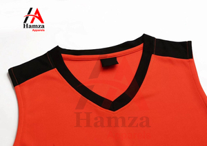 2025 nouveauté uniforme de basket-ball professionnel 180 GSM Polyester tissu respirant séchage rapide couleur Orange grande taille Option - Product Image 5
