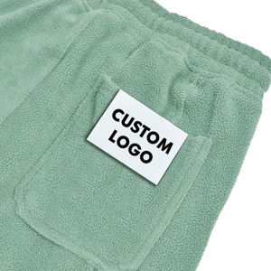 Top show personalizado pierna ancha 3D Puff estampado de gran tamaño holgado algodón pierna recta sudor pantalones apilados Jogger pantalones de chándal para hombres - Product Image 2