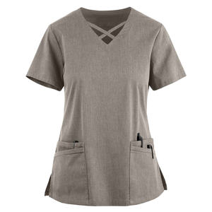 Conjuntos de Uniformes Médicos con Logotipo Personalizado, Uniformes de Enfermera y Doctor de Hospital, Tela Antiestática al por Mayor, Traje de Dos Piezas, Conjuntos de Uniformes Elásticos - Product Image 5