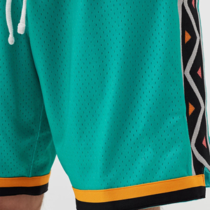 Short en maille de basket-ball classique pour hommes Broderie de vêtements de sport en coton écologique Poches solides Option vierge à bas prix disponible - Product Image 4